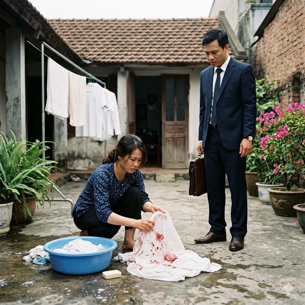 Chồng cứ đi công tác về là lại thấy vợ cặm cụi giặt ga giường, anh l-/én lắ-p ca;/m trong phòng ngủ thì bẽ bàng phát hiện ra mỗi tối…
