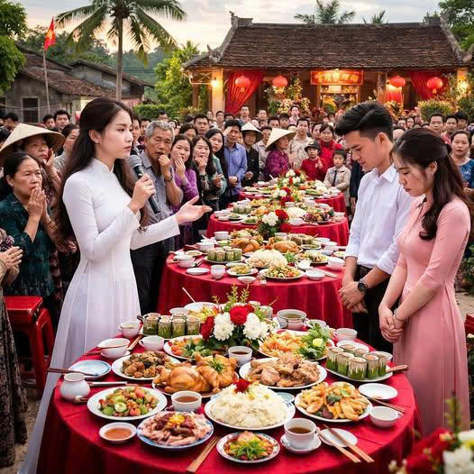 Biết chồng có người phụ nữ khác, vợ đặt 20 mâm cỗ mời họ hàng, làng xóm đến để tuyên bố một việc s//ốc