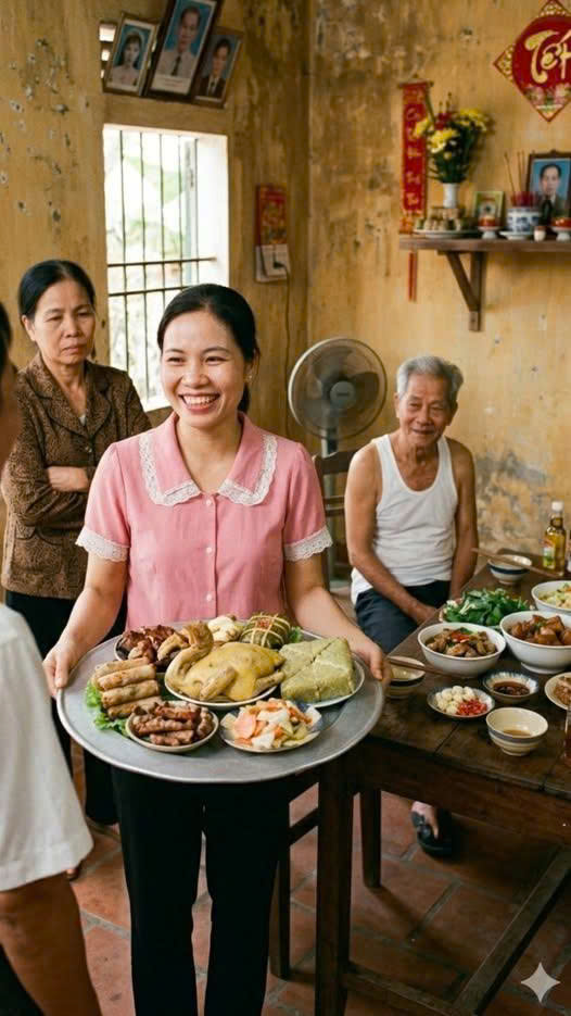 Mẹ chồng mời 10 khách nhưng chỉ đưa 50 nghìn để con dâu đi chợ, tới giờ cơm, cô tươi cười bưng mâm lên khiến mọi người tái mặt
