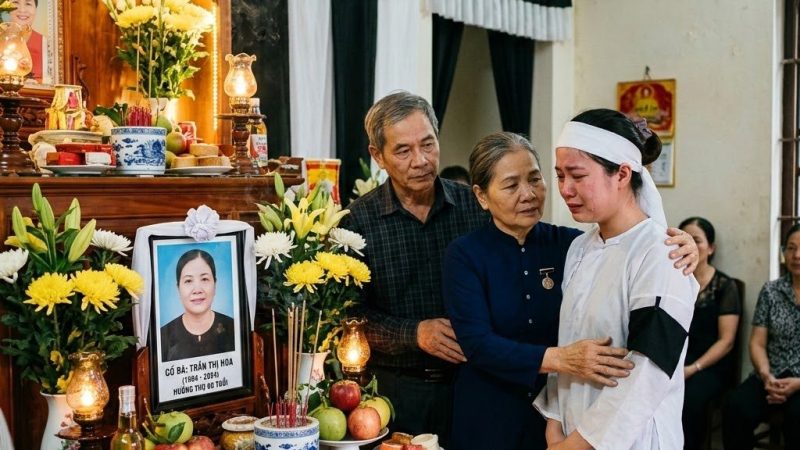 Mẹ ruột qu;a đ;ời nhưng nhà chồng không ai đến dự dù hai nhà cách nhau 3km, tôi trách m;ó;c suốt những ngày sau đó, cho đến đúng ngày thứ 49 thì bố mẹ chồng mới lò dò sang