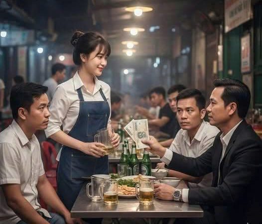 Cô sinh viên trẻ đẹp rửa cốc ở quán bia được vị giám đốc boa cho 1 triệu và hỏi tên cô gái. Chỉ đúng 1 tuần sau, vợ con ôn