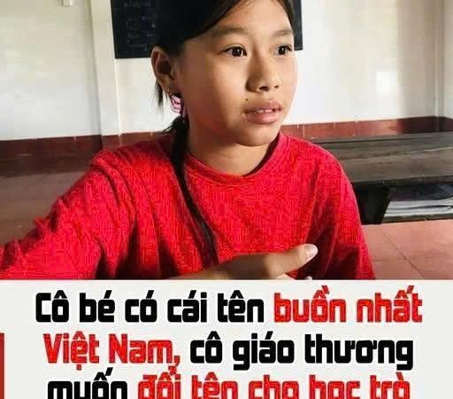 Bé gái được mẹ đặt tên rất vô tình, muốn đổi nhưng không được