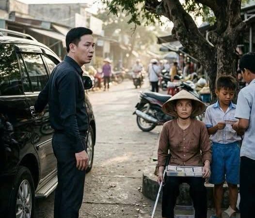 Về Quê Giỗ Cha, Tỷ Phú Chết Lặng Thấy Vợ Cũ Mù Lòa Bán Vé Số, Cậu Bé Bên Cạnh