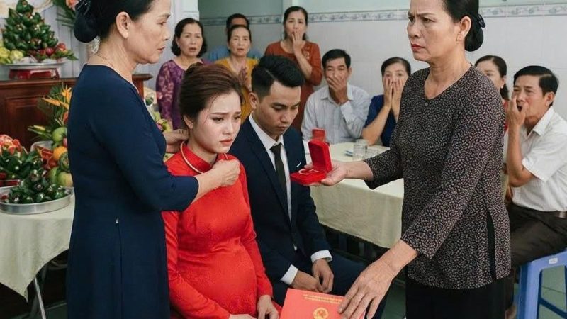 THÔNG GIA TRAO VÀNG GI;Ả CHO CON DÂU VÌ CHÊ “CÓ BẦU TRƯỚC”, MẸ CÔ DÂU ĐỨNG DẬY TRAO LẠI MỘT THỨ KHIẾN CẢ HỌ NHÀ TRAI IM BẶT