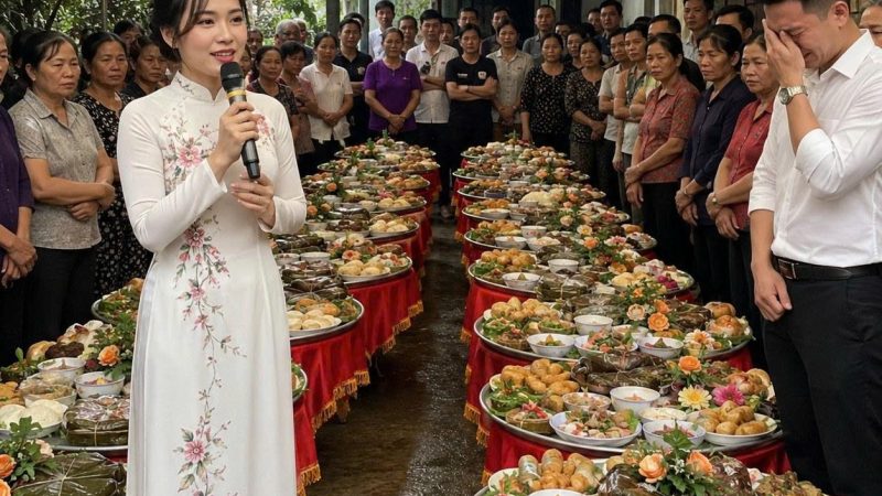 Biết chồng có người phụ nữ khác, vợ đặt 20 mâm cỗ mời họ hàng, làng xóm đến để tuyên bố một việc s//ốc