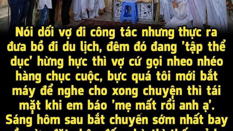 Nói d;ối vợ đi công tác để đưa b;ồ đi đ;ẻ, ngày trở về tôi ch;ết lặng khi thấy thứ này đặt trên bàn