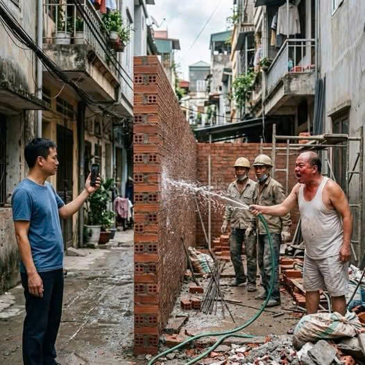 Hàng xóm treo 4 cục nóng điều hòa lấn hết tường nhà tôi, 1 tháng sau ông ta khóc lóc vanxin tháo giùm….
