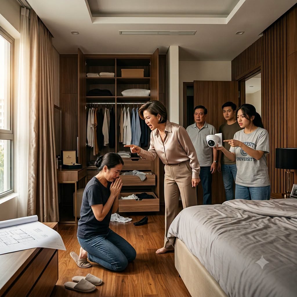M;ất vàng, cả nhà xúm vào đổ cho người giúp việc nhưng cam;era đã vạ;ch tr;ần sự thật độ;ng tr;ời..