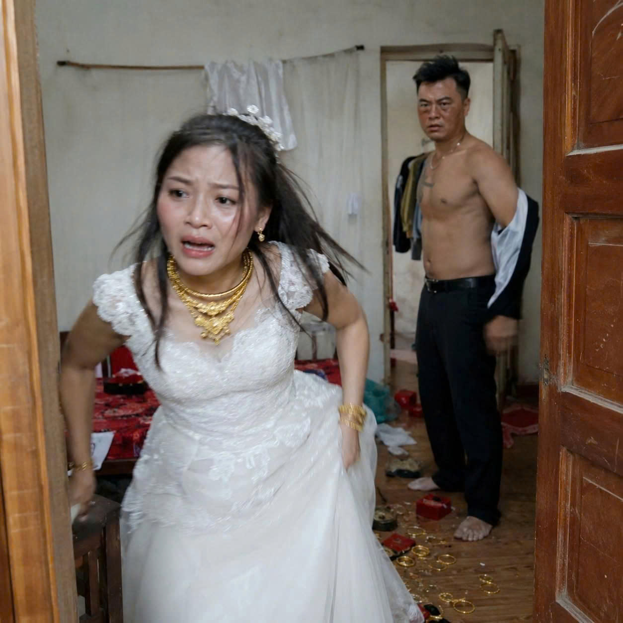Cô dâu ngh/èo lấy đại gia, đêm tân h/ôn b.ỏ chạy sưthat sô;c