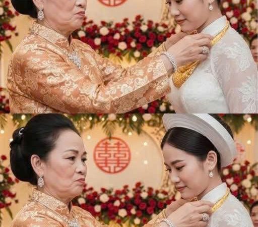 Ph.át hi;ện thông gia đưa cái kiềng vàng g/iả để trao cho con trong đám cưới, mẹ cô dâu có màn đáp trả cao tay khiến cả rạp cươí ná;o lo;ạn